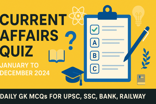 thumbnail Daily GK MCQs for UPSC, SSC, Bank, Railway Exams - 2024